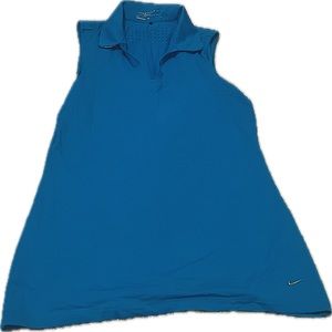 Teal Nike Dri-Fit Muscle Polo